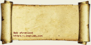 Jovana Pejović vizit kartica